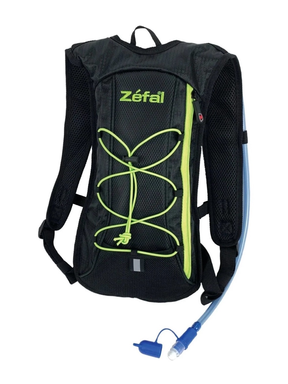 Zefal Hydration Backpack in Black with Neon Green Accents